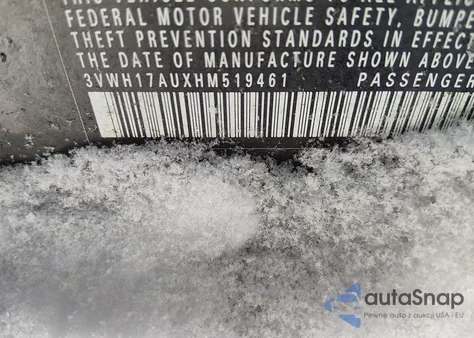 2017 Volkswagen Golf Alltrack Tsi S/Tsi Se/Tsi Sel из США, поврежденный, VIN 3VWH17AUXHM519461